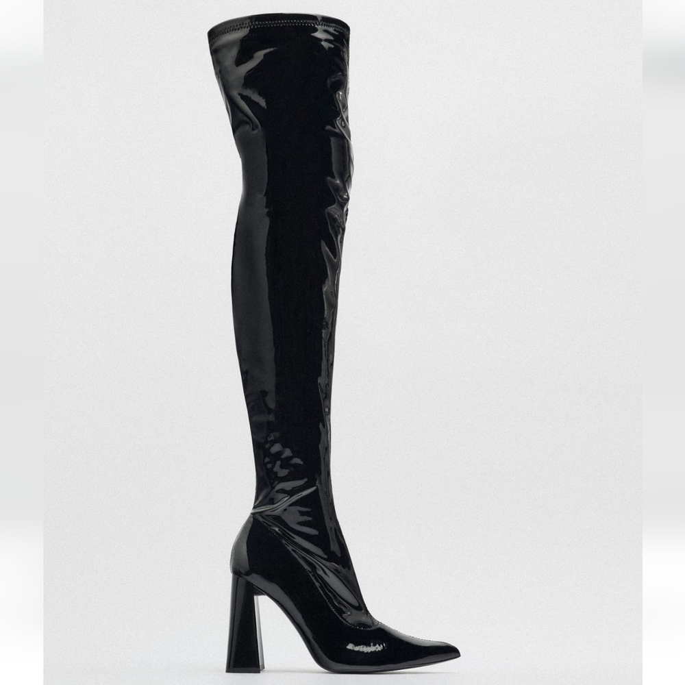 ZARA High heels over the knee boots🥰🥰🤩 NEW WITH TAGS - Picture 3 of 5